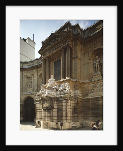 Fountain of Four Seasons, central part showing figures of the city of Paris, the Seine and the Marne, Rue de Grenelle, Paris by Anonymous