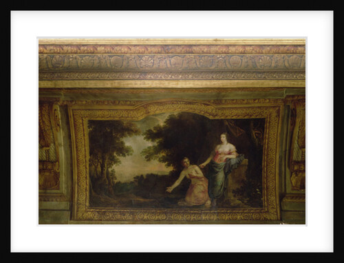 Ceiling of the Hôtel La Rivière, 1653 by Charles Le Brun
