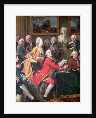 An Soirée at the Home of Madame Geoffrin, 1755 by Anicet-Charles Lemonnier