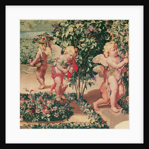 Children Gardening, woven at the Atelier des Gobelins by Charles Le Brun