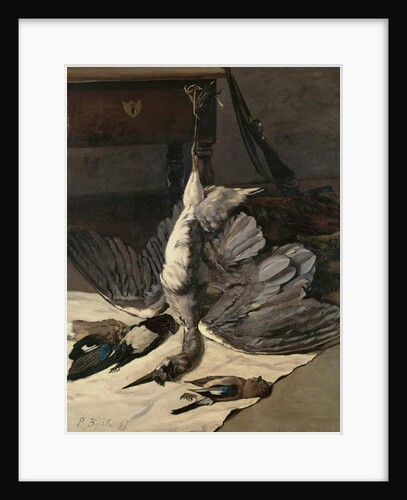 Still Life with Heron, 1867 by Jean Frederic Bazille