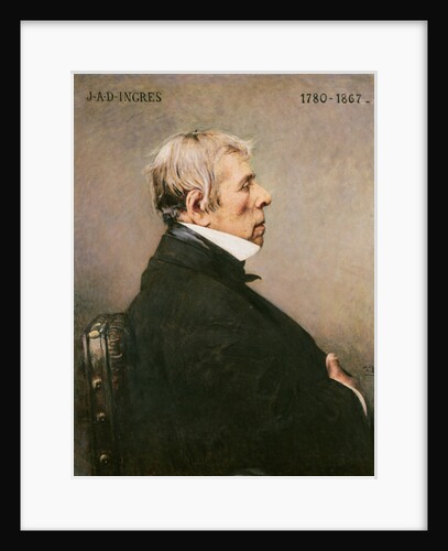 Portrait of J.A.D Ingres by Leon Joseph Florentin Bonnat