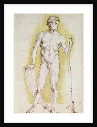 Young Nude Man by Albrecht Dürer or Duerer