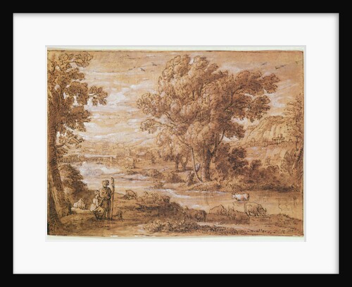 Shepherd and Shepherdess by Claude Lorrain
