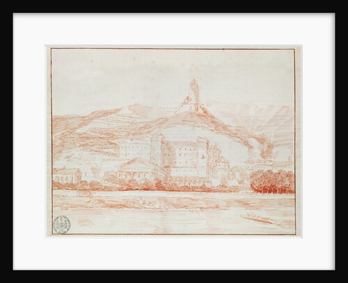 Château de La Roche-Guyon by Hubert Robert