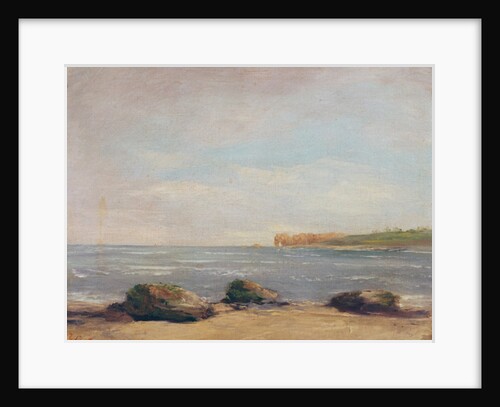 The Beach at Etretat, 1872 by Gustave Courbet