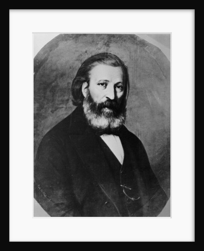 Portrait of Pierre Larousse by French Photographer