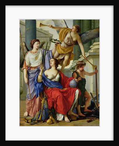 Allegory of the Regency of Anne of Austria 1648 by Laurent de La Hire or La Hyre