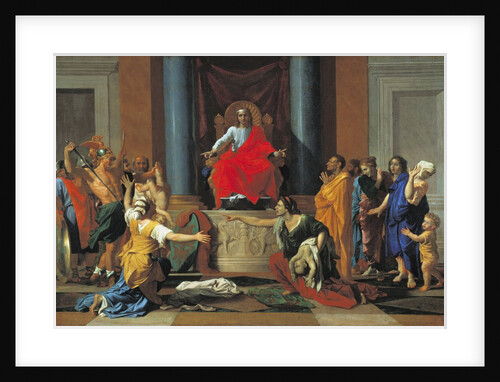 The Judgement of Solomon, 1649 by Nicolas Poussin