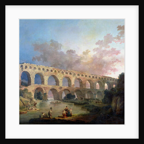 The Pont du Gard, Nimes, c.1786 by Hubert Robert