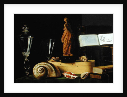 Still Life with a Statuette and Shells, c.1630 by Sebastian Stoskopff