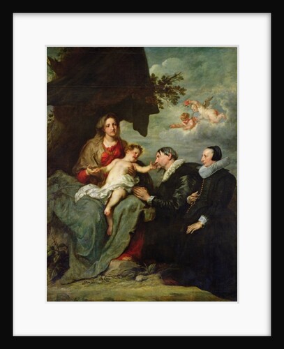 Madonna and Child with Donors by Anthony van Dyck