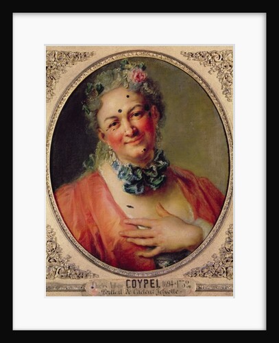 Portrait of the Singer Pierre de Jelyotte in Female Costume, c.1745 by Charles Antoine Coypel