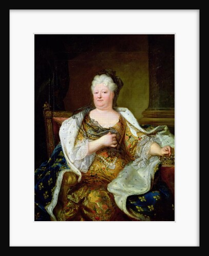 Portrait of Elizabeth Charlotte of Bavaria, Duchess of Orleans by Hyacinthe Rigaud