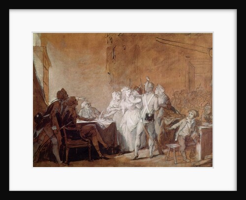 The Arrest of Charlotte Corday by Louis Leopold Boilly