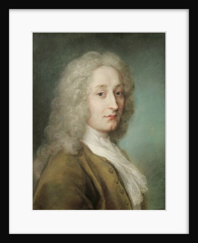 Portrait of Antoine Watteau by Rosalba Giovanna Carriera