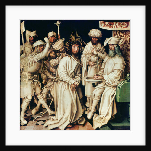 Pilate Washing his Hands, left panel from a triptych, 1496 by Hans Holbein the Elder
