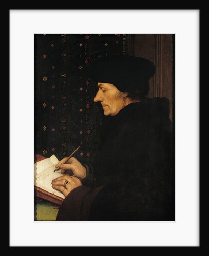 Portrait of Desiderius Erasmus by Hans Holbein the Younger