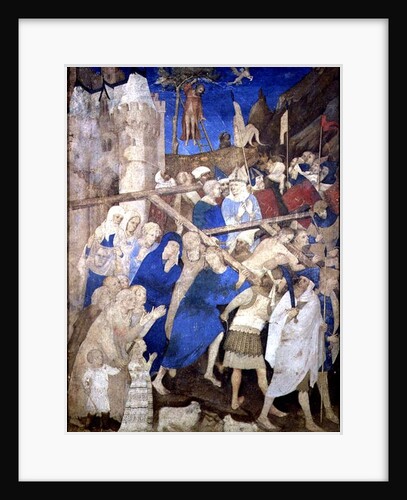 Christ Carrying the Cross by Jacquemart de Hesdin