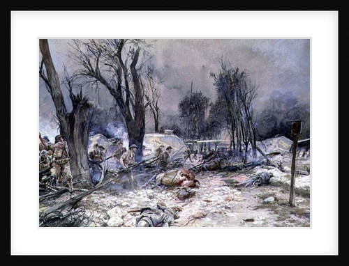 The Offensive at Saint-Pierre-Aigle, July 1918 by Francois Flameng