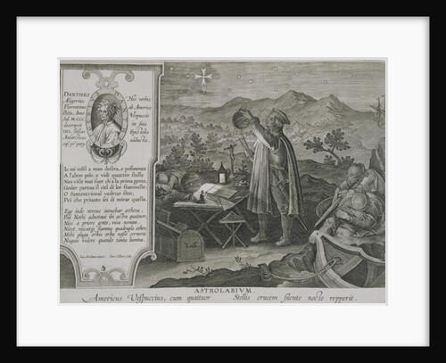 The Development of the Mariner's Astrolabe and the Discovery of America by Amerigo Vespucci by Jan van der Straet