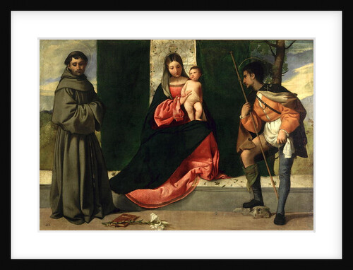 Virgin and Child with St. Anthony of Padua and St. Rocco by Giorgione