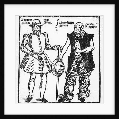Nicholas Jennings in the guise both of a cripple and a gang leader by English School
