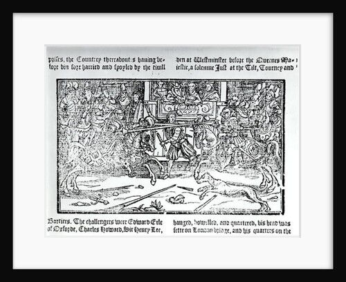 A Jousting Tournament by English School