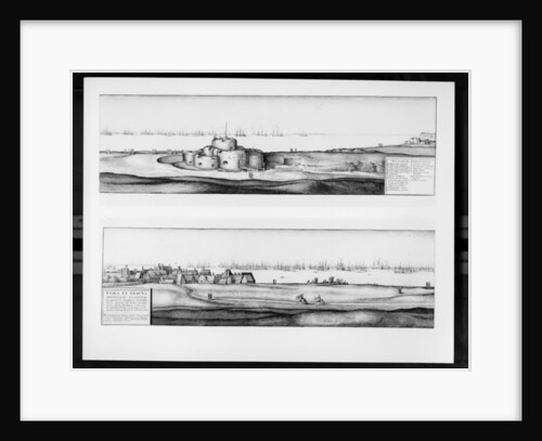 The Town and Castle of Deal, Kent, 1640 by Wenceslaus Hollar