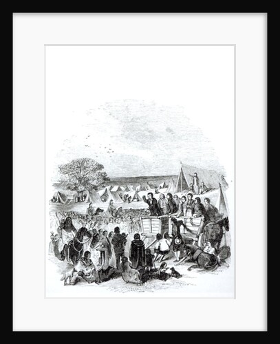 Joseph Smith Preaching in the Wilderness by American School
