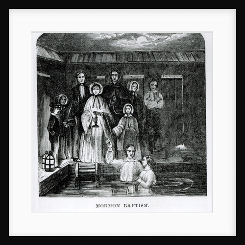 Mormon Baptism by American School