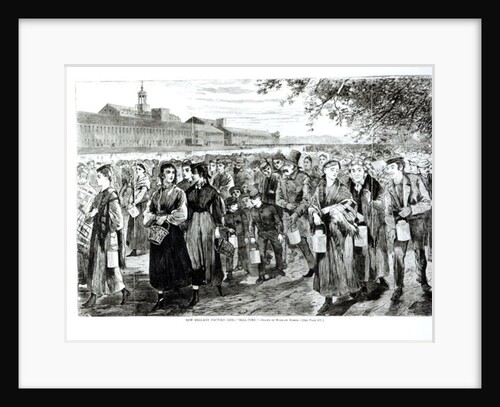Bell Time, New England Factory Life by Winslow Homer