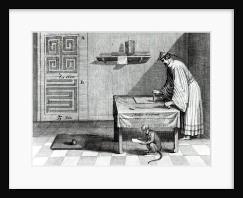 A Chinese Scribe by Dutch School