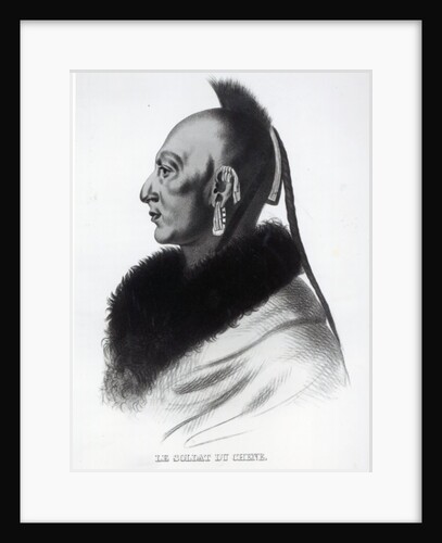 Le Soldat du Chene, an Osage Chief by American School