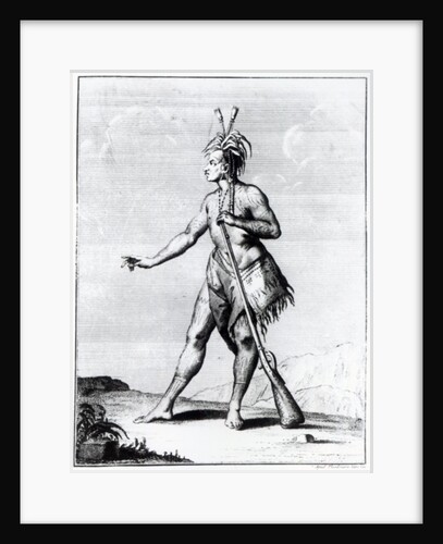 Iroquois Man, inhabitant of Canada by Teodoro Viero