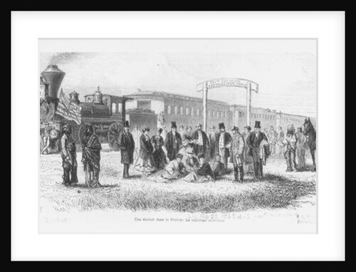 A Station in the Prairie: The 100th Meridian by American School