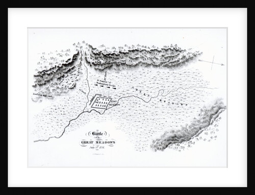Battle of the Great Meadows, July 3rd 1754 by American School