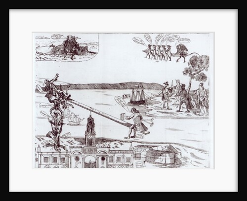 The Ballance or The Americans Triumphant 1766 by English School
