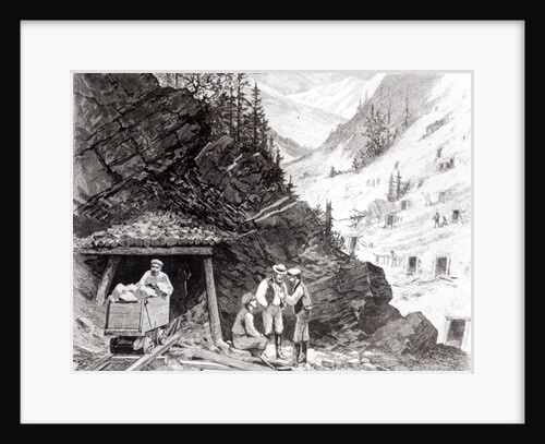 Gold and Silver Mining, Colorado - A Honey-Combed Mountain by American School
