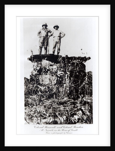 Colonel Roosevelt and Colonel Rondon at Navaite on the River of Doubt by Anonymous
