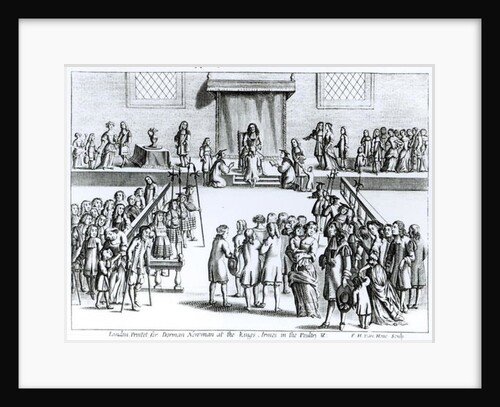 The Manner of his Majesty Curing the Disease Called the King's-Evil by English School