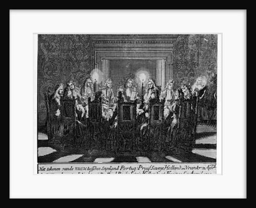 The Signing of the Treaty of Utrecht on 11th April 1713 by Dutch School