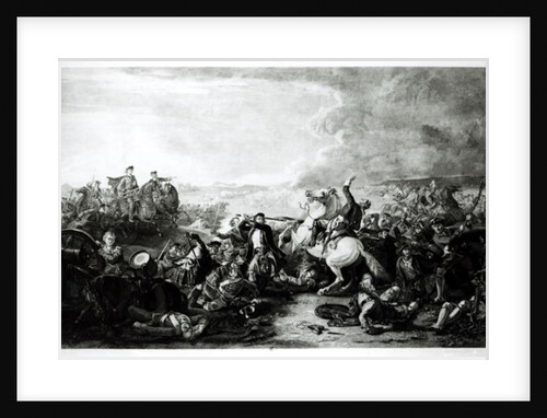 The Death of Colonel James Gardiner at the Battle of Prestonpans in 1745 by English School