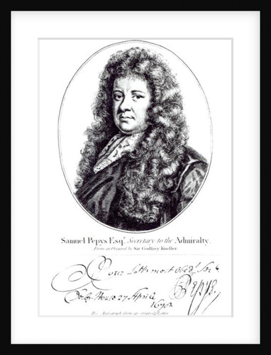 Samuel Pepys by Godfrey Kneller