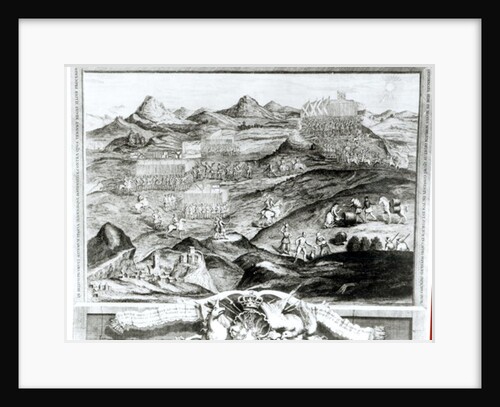 The Battle Array of Carberry Hill near Edinburgh with the Surrender of Mary, Queen of Scots to the Confederate Lords of Scotland and the Escape of Earl Bothwell in 1567 by George Vertue