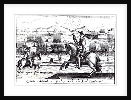Tyrone Desired a Parley with the Lord Lieutenant at Kinsale, 1601 by English School