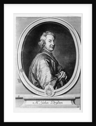 John Dryden engraved by Gerard Edelinck by Godfrey Kneller