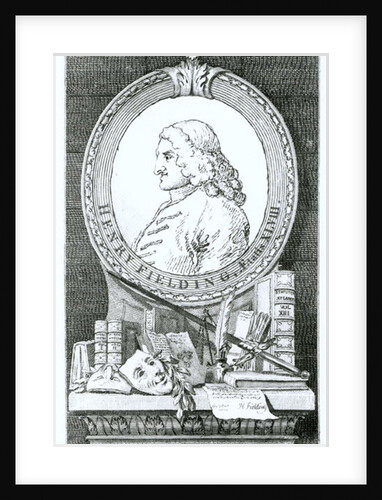 Henry Fielding at the Age of Forty Eight by William Hogarth