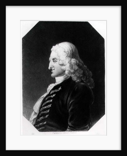 Henry Fielding engraved by Samuel Freeman by William Hogarth