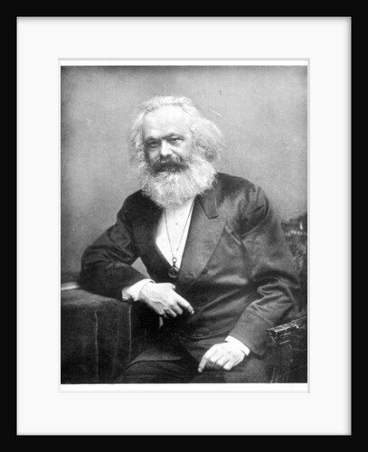 Portrait of Karl Marx by English Photographer